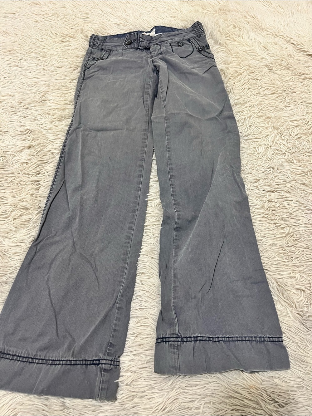 Women’s Gray Wide-Leg pants